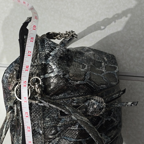 GENNA de Rossi XLarge purse‎ snake skin - Picture 10 of 16